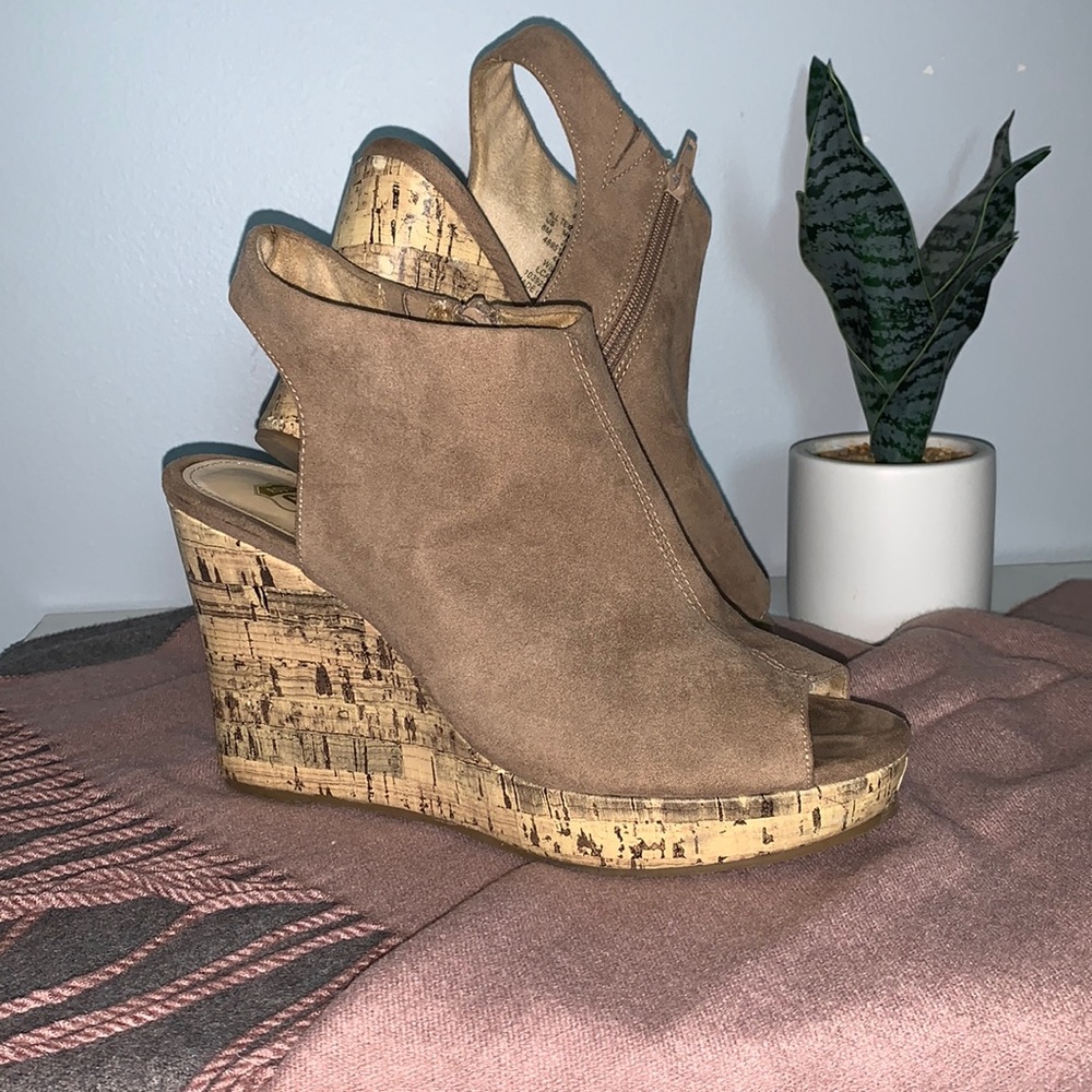 Route 66 Suede Wedges